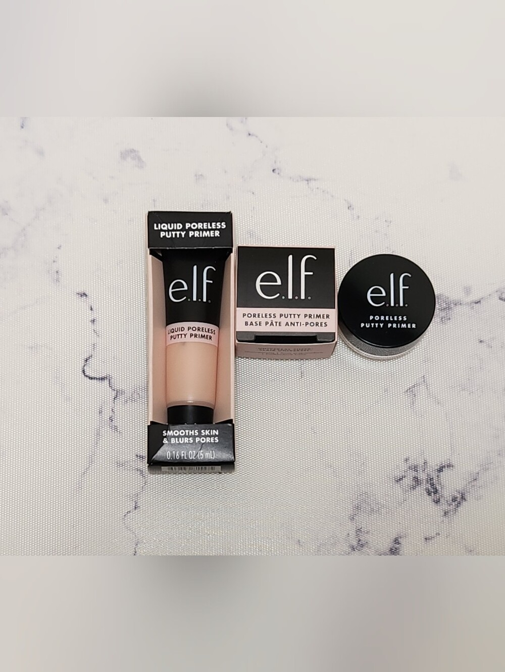 e.l.f. Poreless Putty PImer .14 oz & Liquid Poreless Putty Primer .16 oz Mini